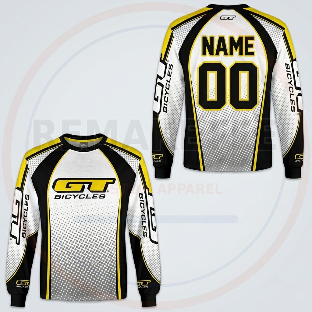 RemakeTee GT Custom Vintage Retro BMX Racing Jersey 965