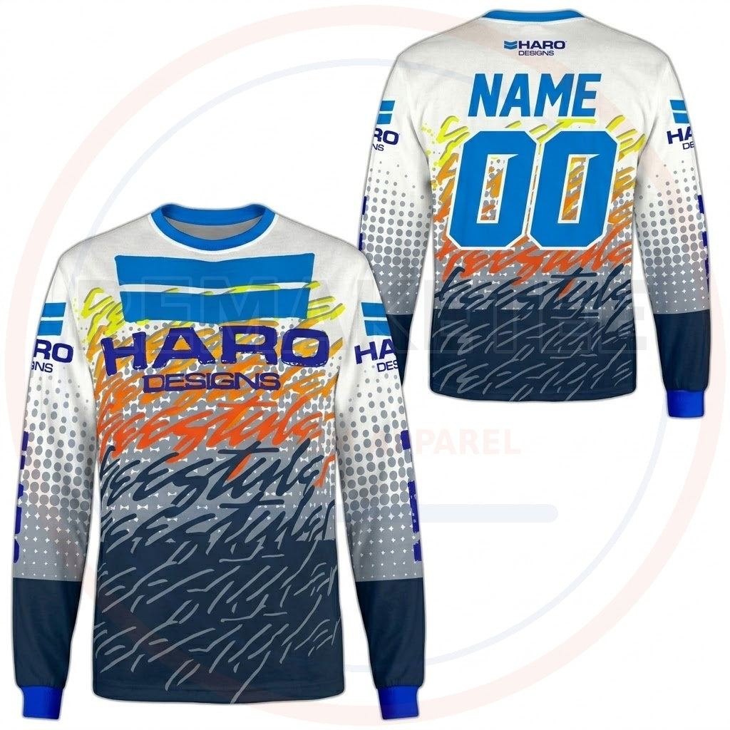 RemakeTee Haro Custom Vintage Retro BMX Racing Jersey 962