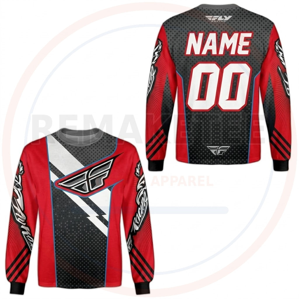 RemakeTee Fly racing Custom Vintage Retro BMX Racing Jersey 961