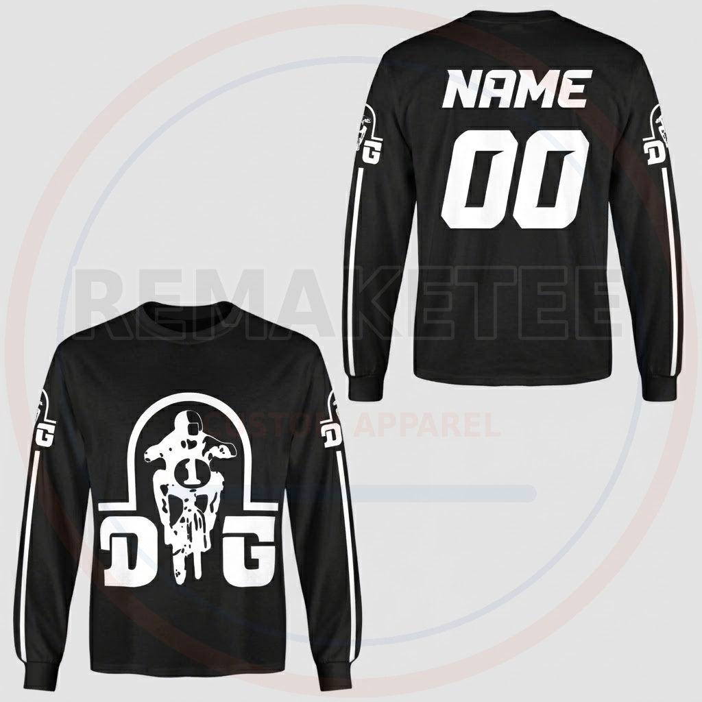 RemakeTee DG Custom Vintage Retro BMX Racing Jersey 959