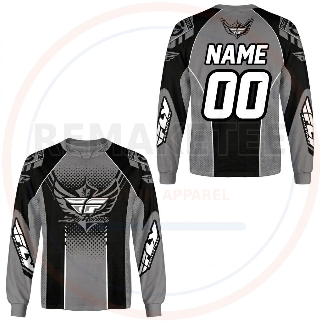 RemakeTee Fly Racing Custom Vintage Retro BMX Racing Jersey 956