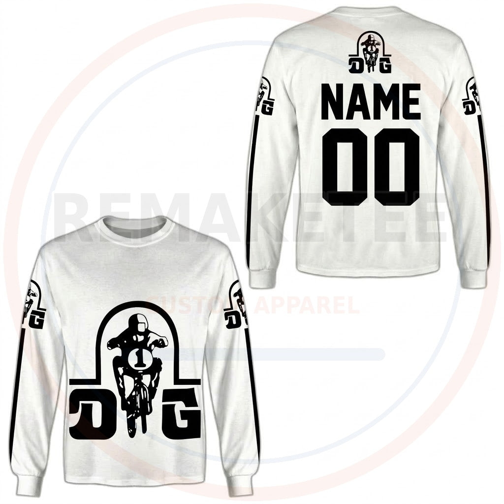 RemakeTee DG Custom Vintage Retro BMX Racing Jersey 954