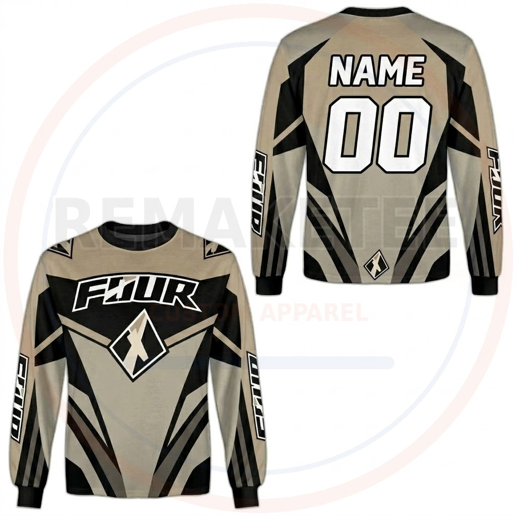 RemakeTee Four Custom Vintage Retro BMX Racing Jersey 942