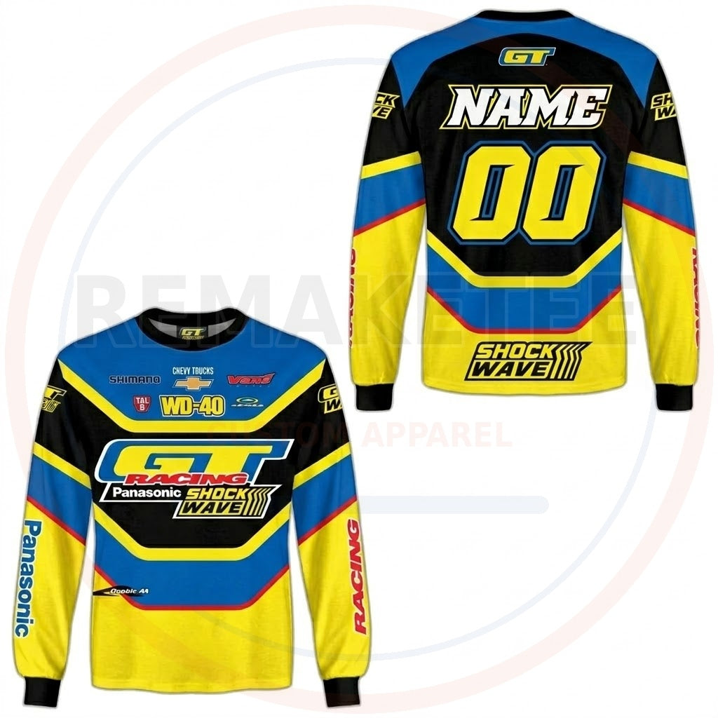 RemakeTee GT Custom Vintage Retro BMX Racing Jersey 932