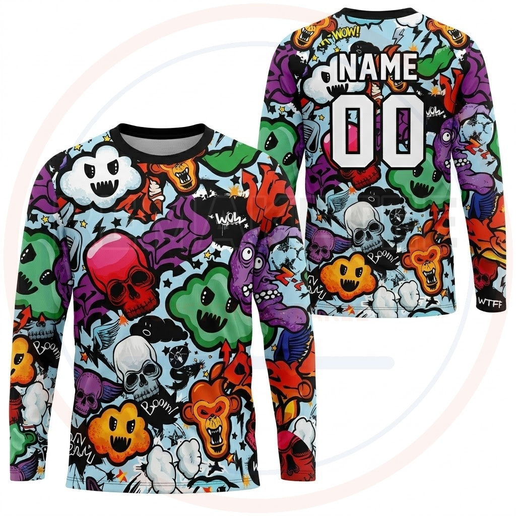 RemakeTee Custom Vintage Retro BMX Racing Jersey 931
