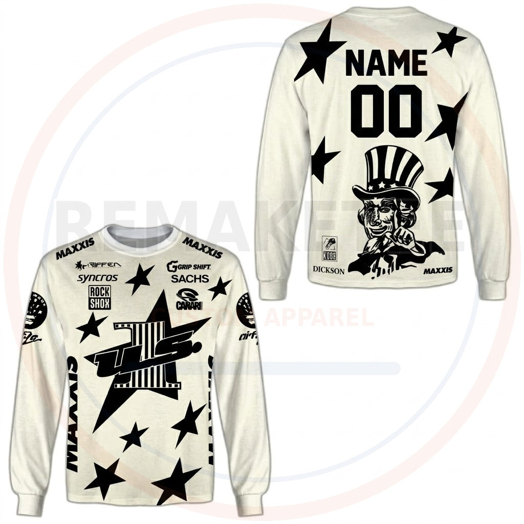 RemakeTee Custom Vintage Retro BMX Racing Jersey 927