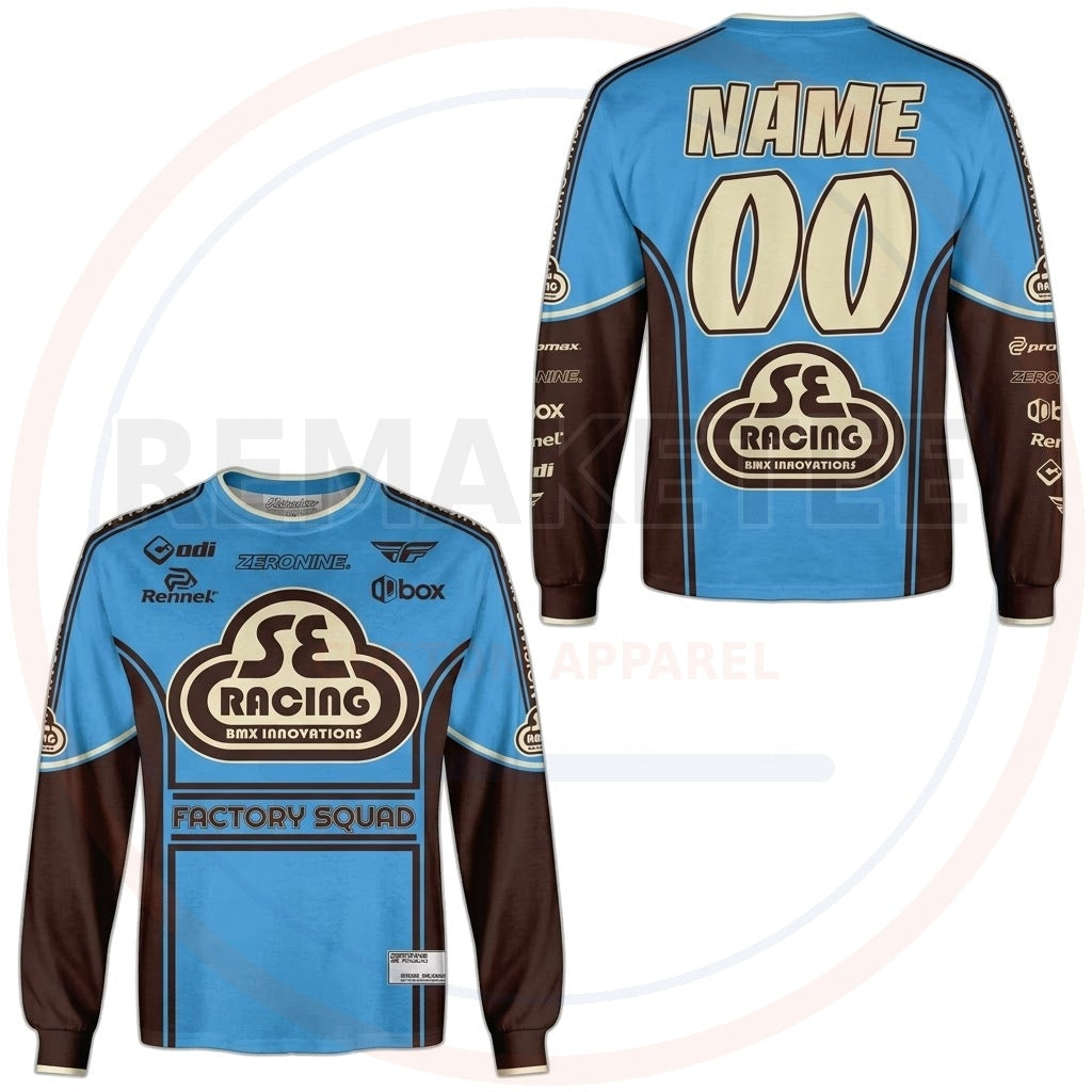 RemakeTee SE Custom Vintage Retro BMX Racing Jersey 923