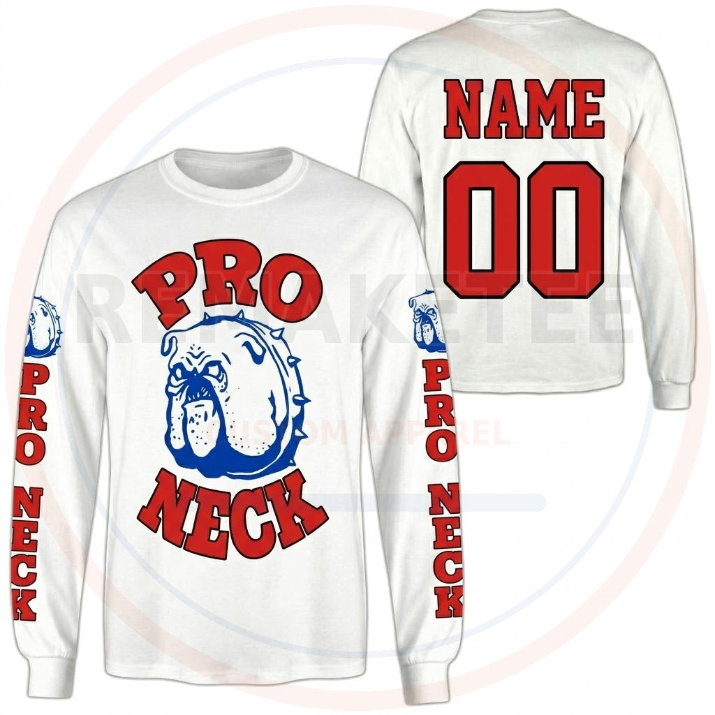 RemakeTee Pro neck Custom Vintage Retro BMX Racing Jersey 921