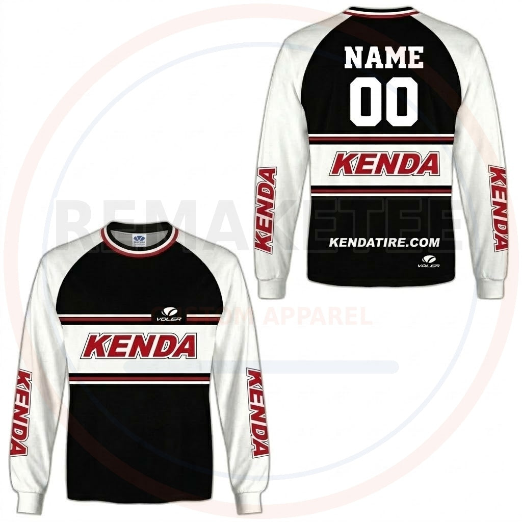 RemakeTee Kenda Custom Vintage Retro BMX Racing Jersey 916