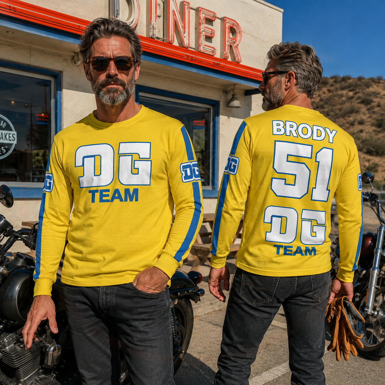 RemakeTee DG Custom Vintage Retro VMX Racing Jersey 1098