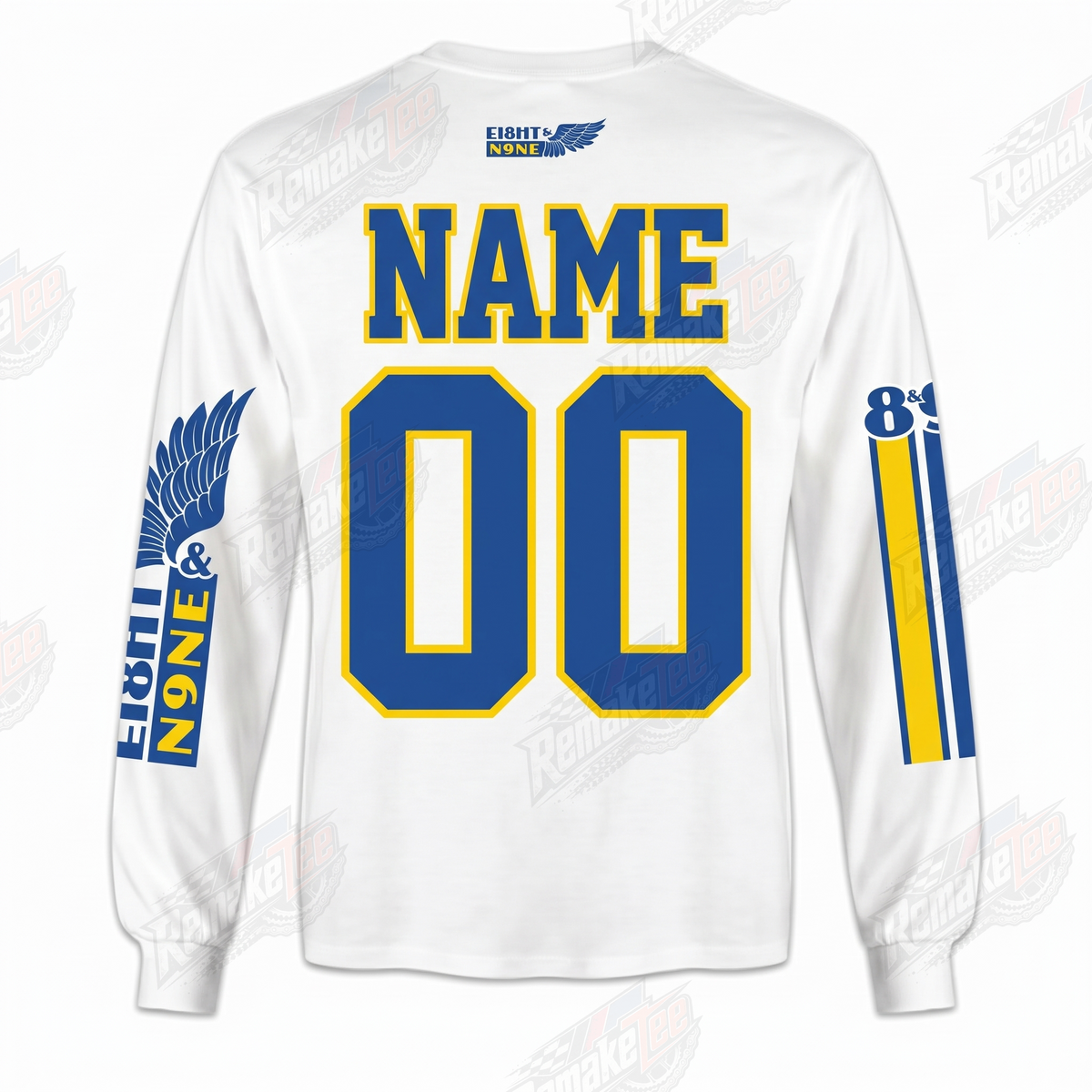 8&9 Eight Nine vintage BMX racing jersey - alternate product view