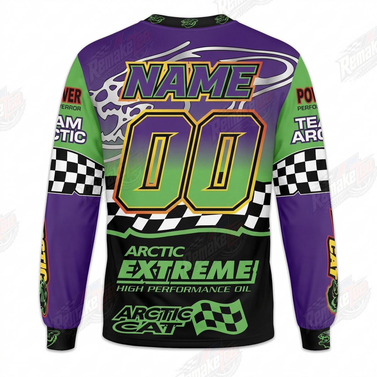 Arctic Cat Racing Extreme vintage VMX racing jersey - alternate product view