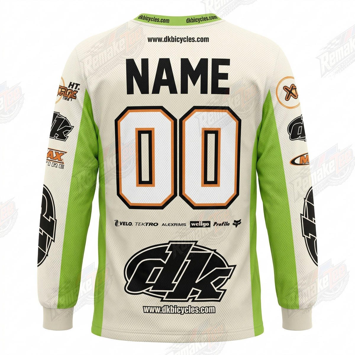 DK Right Guard Xtreme Sport vintage BMX racing jersey - alternate product view