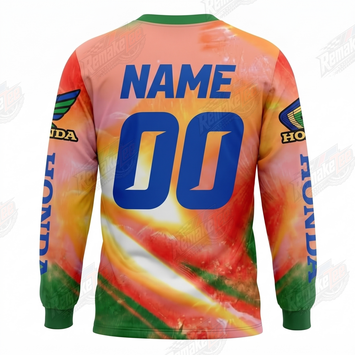 Honda Brazil vintage VMX racing jersey - back product view