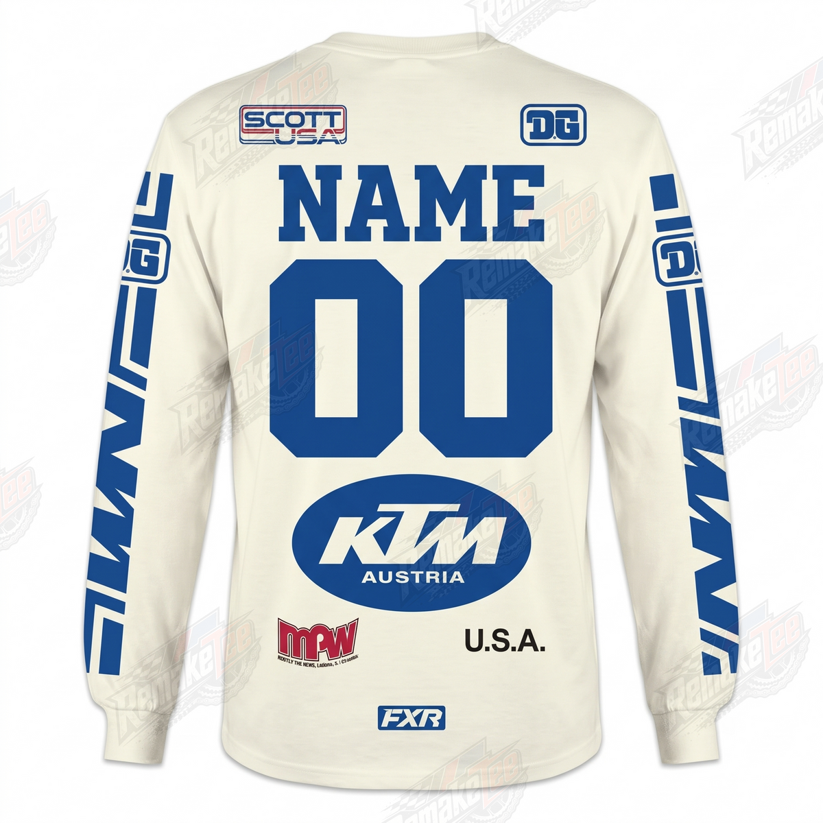 KTM Austria Scott USA vintage VMX racing jersey - alternate product view