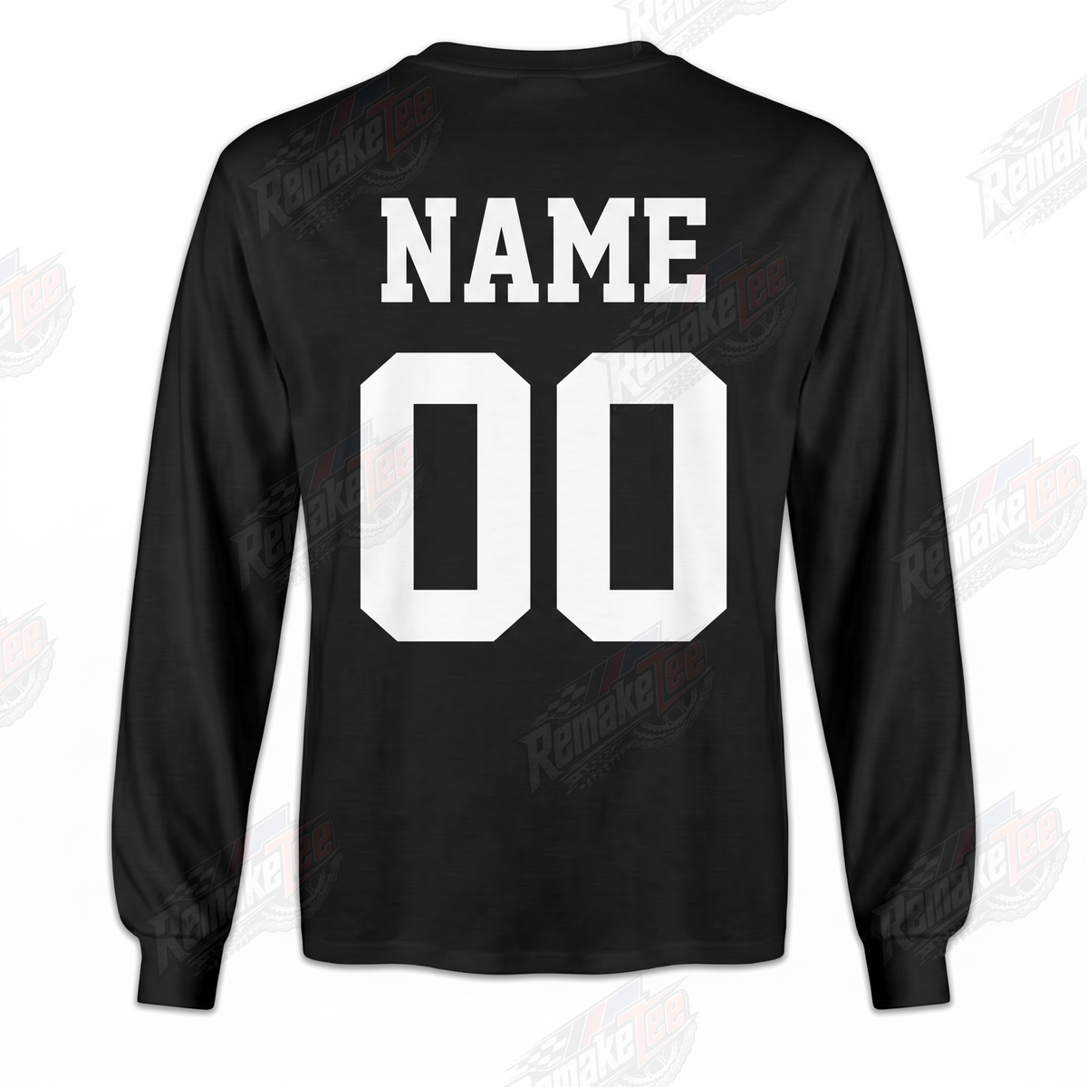 Mike Buff Zeronine Black vintage BMX racing jersey - alternate product view