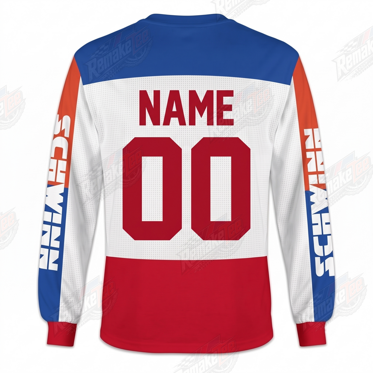Schwinn USA vintage BMX racing jersey - back product view