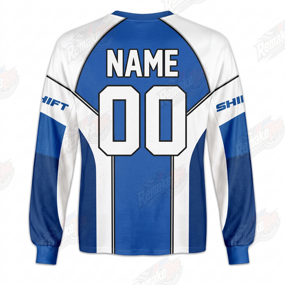 Shift Blue White Racing vintage VMX racing jersey - alternate product view