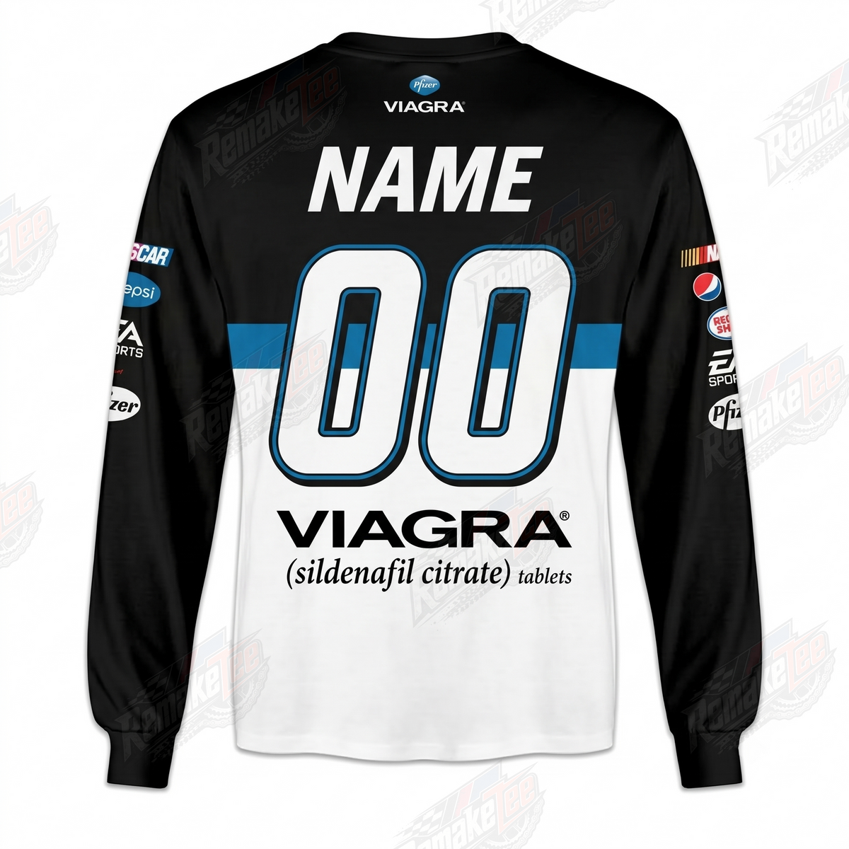 Viagra Ford Racing vintage VMX racing jersey - back product view