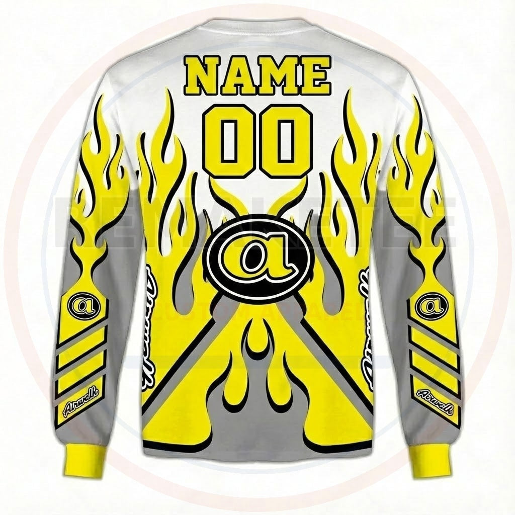 RemakeTee Airwalk Custom Vintage Retro BMX Racing Jersey 317