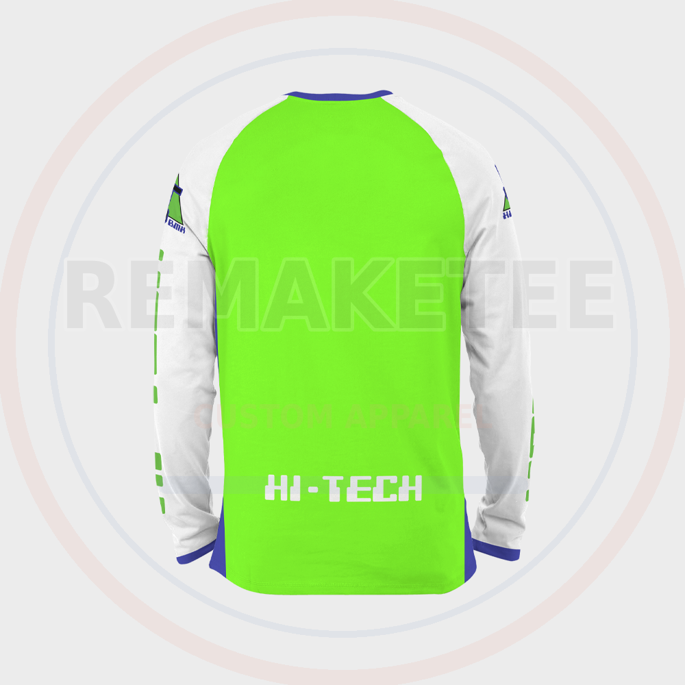 RemakeTee Hi-Tech Custom Vintage Retro BMX Racing Jersey 054