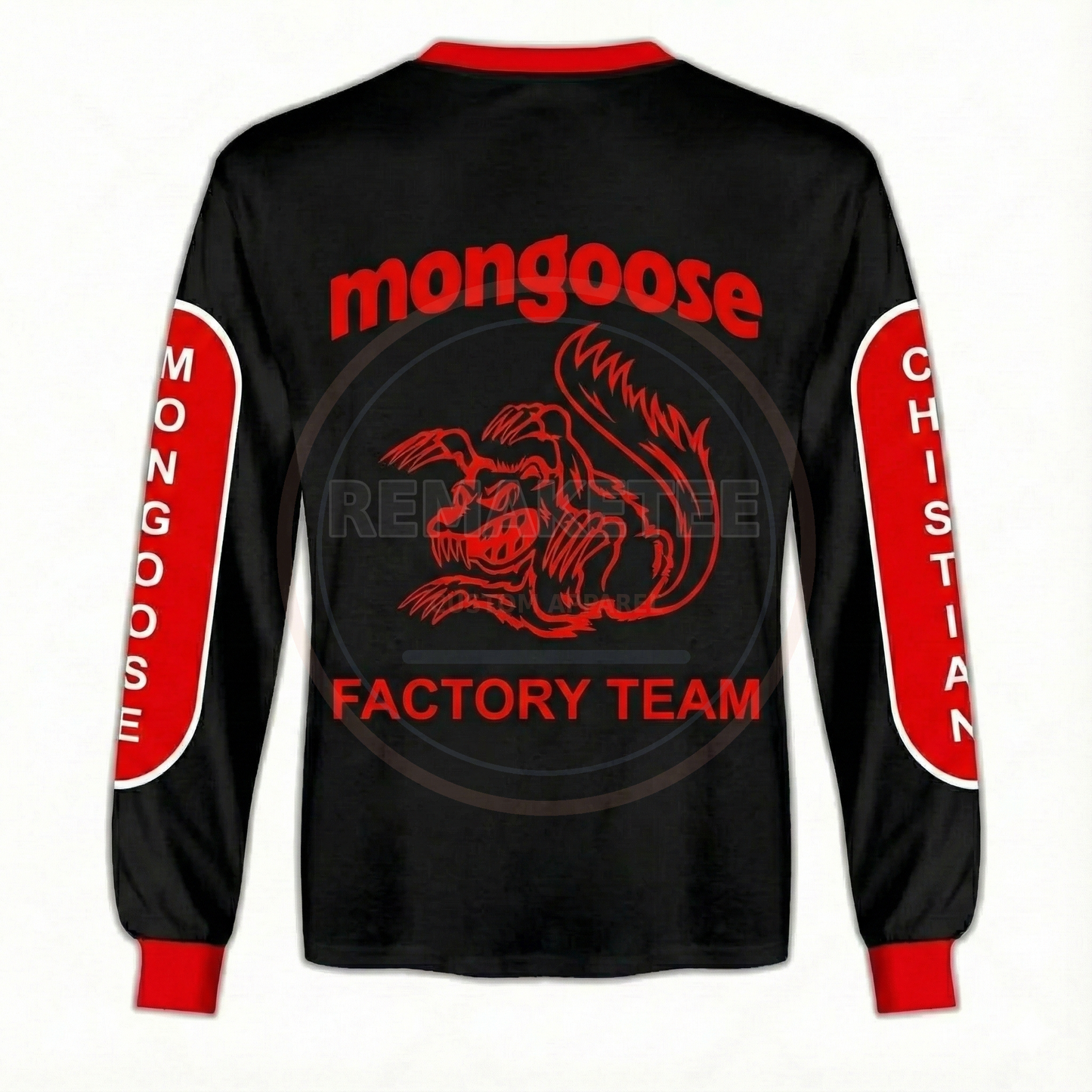 RemakeTee Mongoose Custom Vintage Retro BMX Racing Jersey 223
