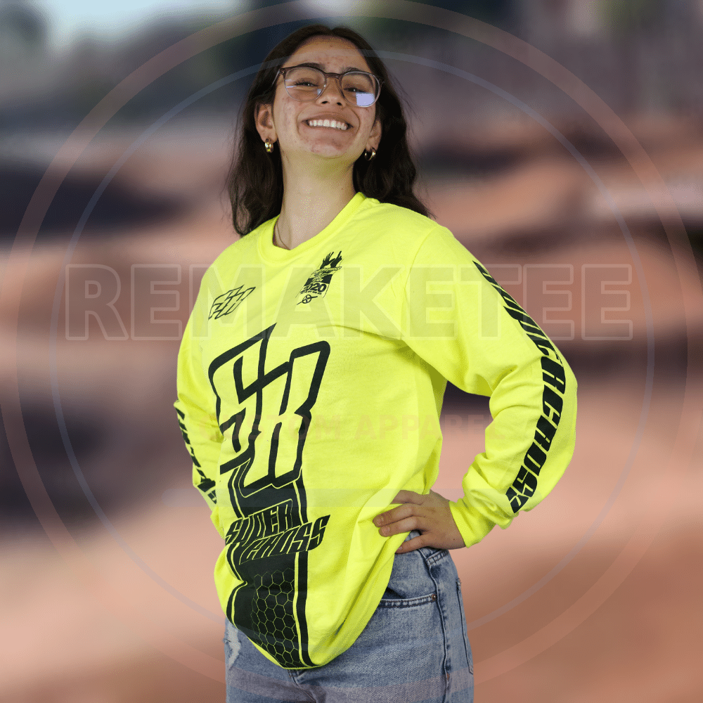 RemakeTee Supercross Custom Vintage Retro BMX Racing Jersey 053