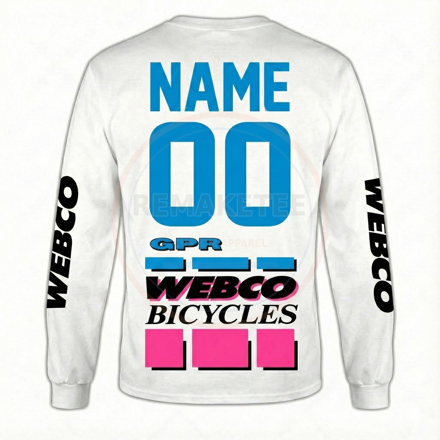 RemakeTee Webco Custom Vintage Retro BMX Racing Jersey 299