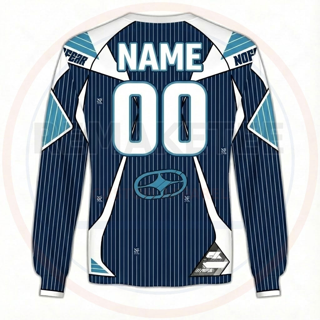 RemakeTee No Fear Custom Vintage Retro BMX Racing Jersey 410