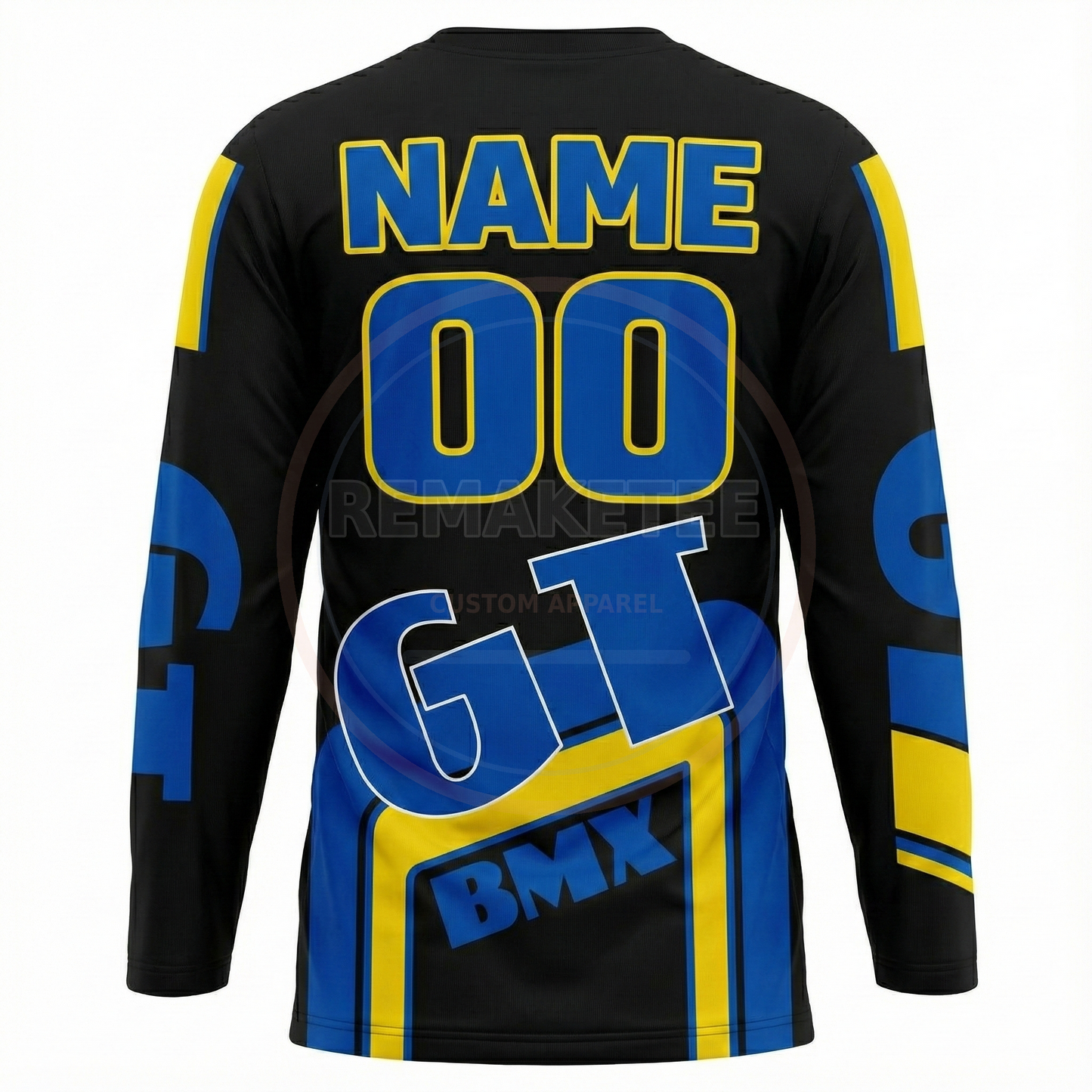RemakeTee GT Custom Vintage Retro BMX Racing Jersey 165