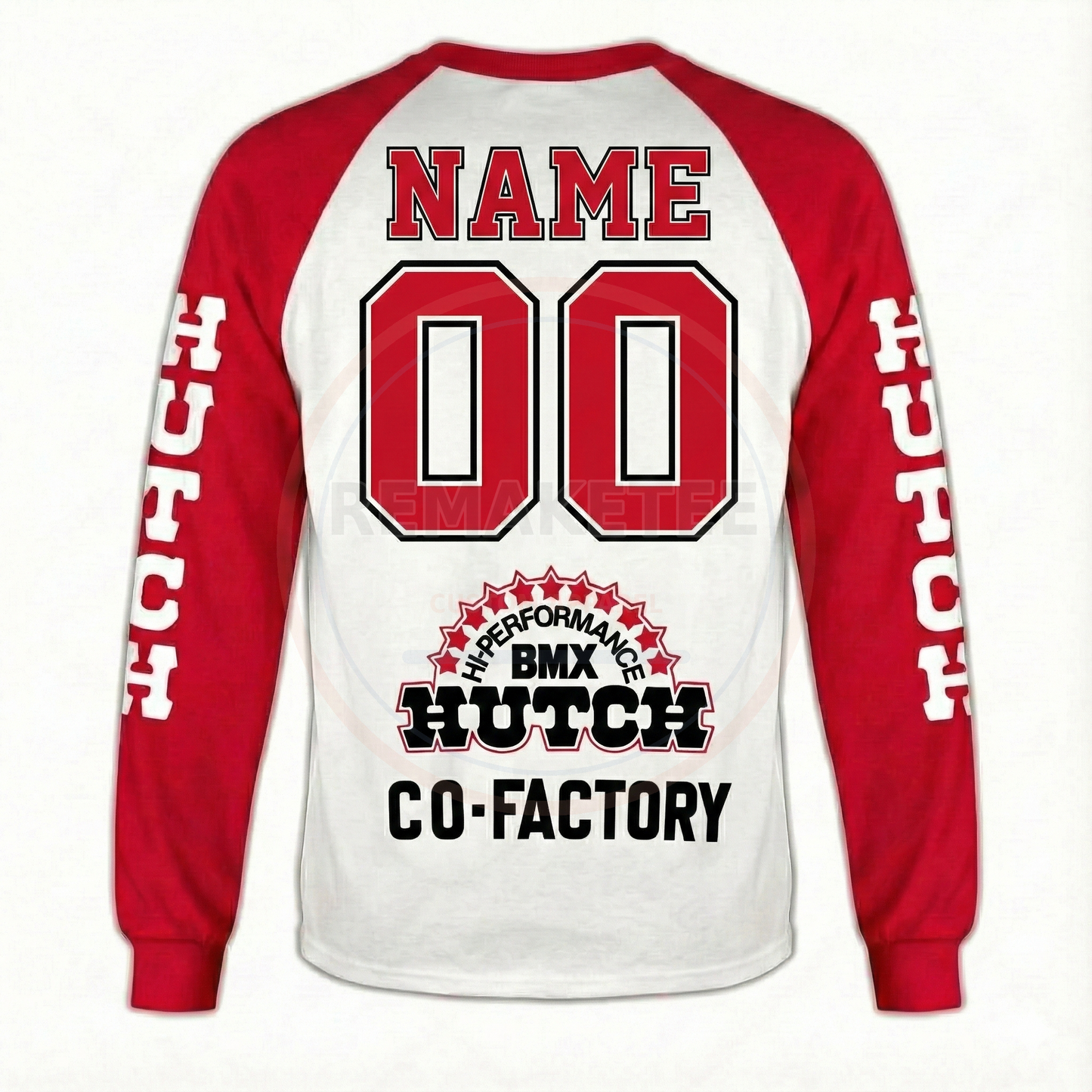 RemakeTee Hutch Custom Vintage Retro BMX Racing Jersey 190