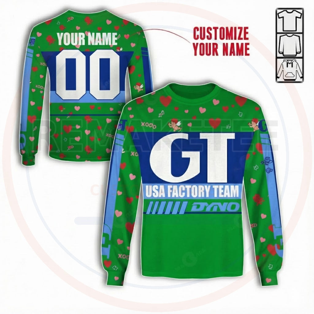 RemakeTee GT Custom Vintage Retro BMX Racing Jersey 371