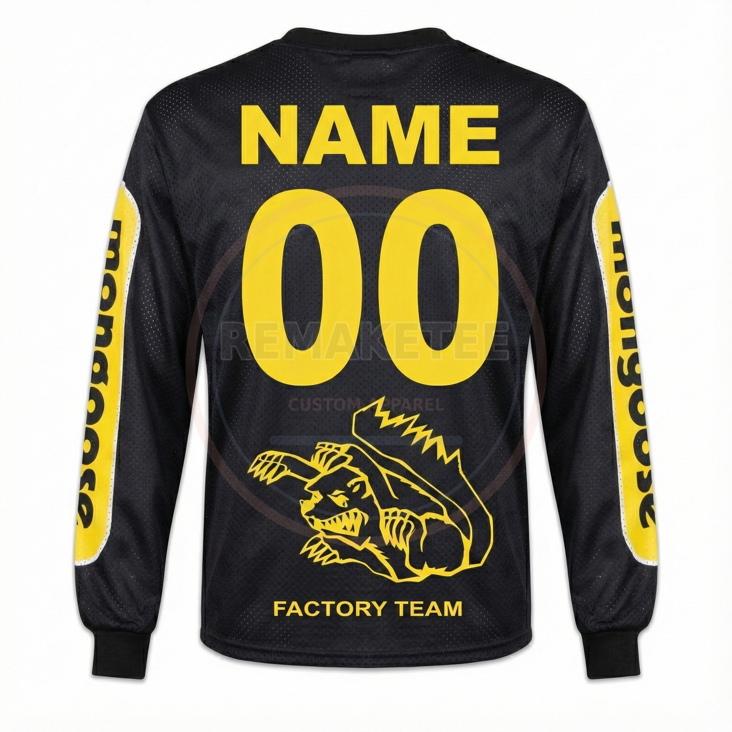 RemakeTee Mongoose Custom Vintage Retro BMX Racing Jersey 228
