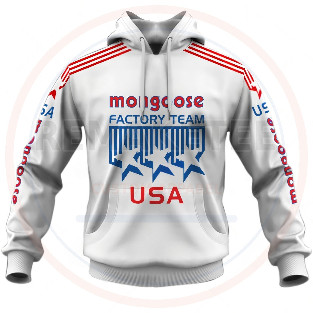 RemakeTee Mongoose Custom Vintage Retro BMX Racing Jersey 009