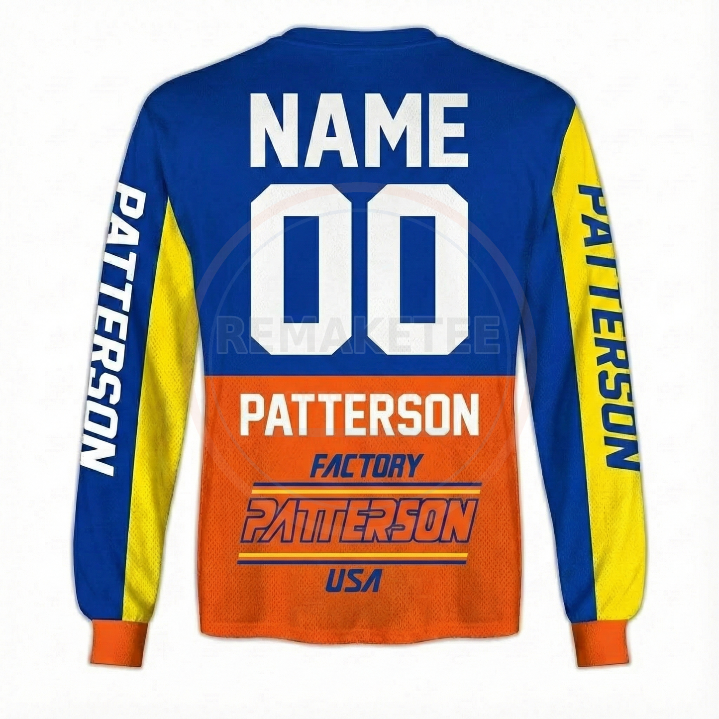 RemakeTee Patterson Custom Vintage Retro BMX Racing Jersey 241