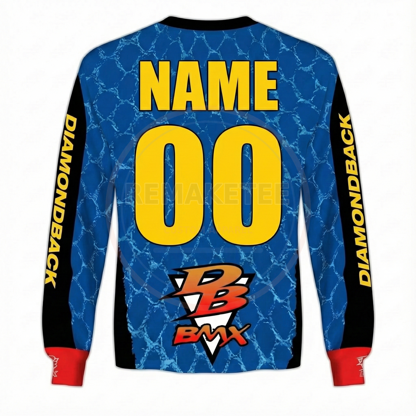 RemakeTee Diamond Back Custom Vintage Retro BMX Racing Jersey 236
