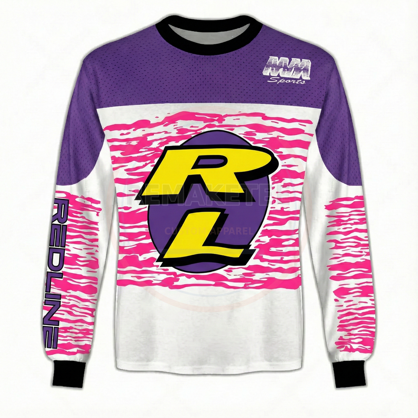 RemakeTee Redline Custom Vintage Retro BMX Racing Jersey 215