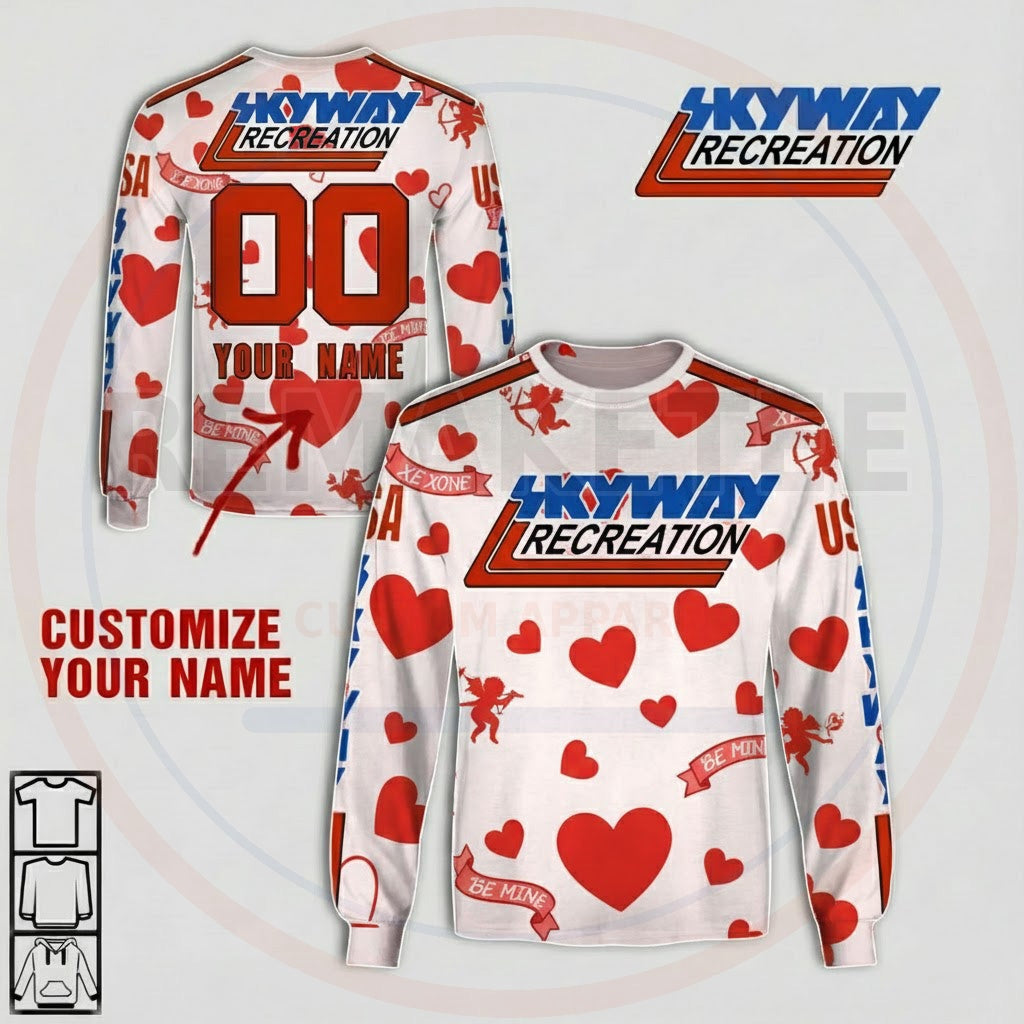 RemakeTee Skyway Custom Vintage Retro BMX Racing Jersey 375