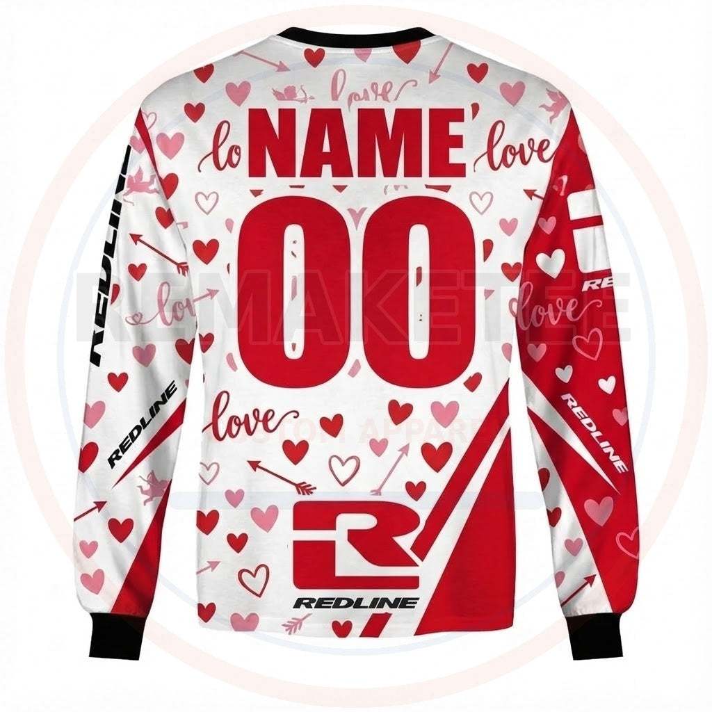 RemakeTee Redline Custom Vintage Retro BMX Racing Jersey 355