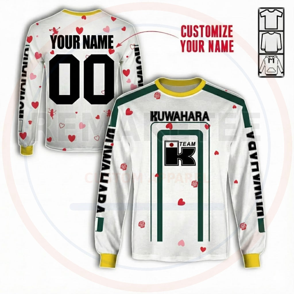 RemakeTee Kuwahara Custom Vintage Retro BMX Racing Jersey 370
