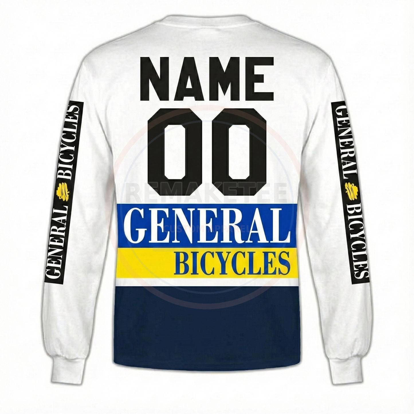 RemakeTee General bicycles Custom Vintage Retro BMX Racing Jersey 262