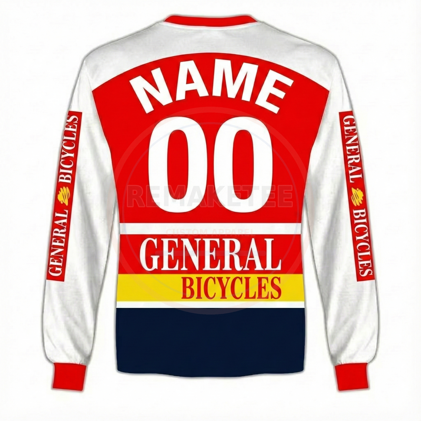 RemakeTee General bicycles Custom Vintage Retro BMX Racing Jersey 263