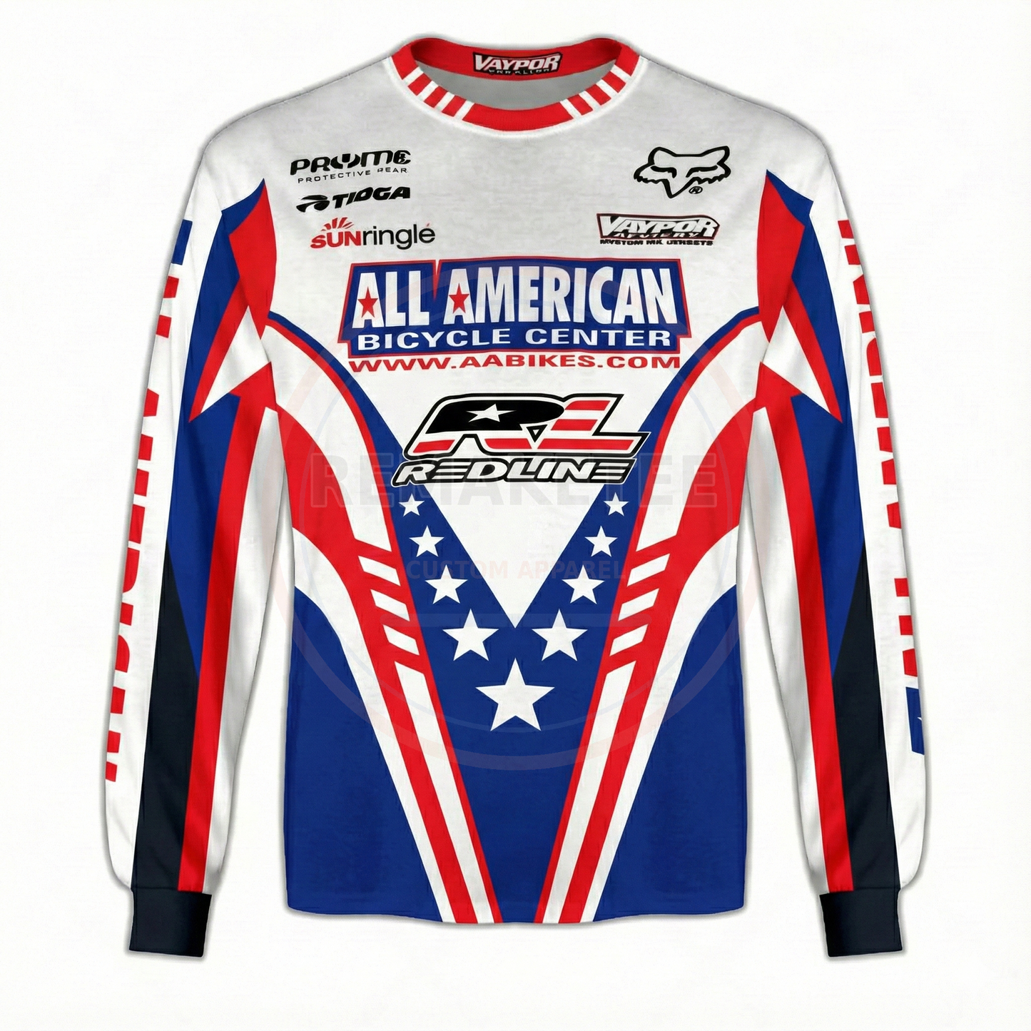 RemakeTee Redline Custom Vintage Retro BMX Racing Jersey 202