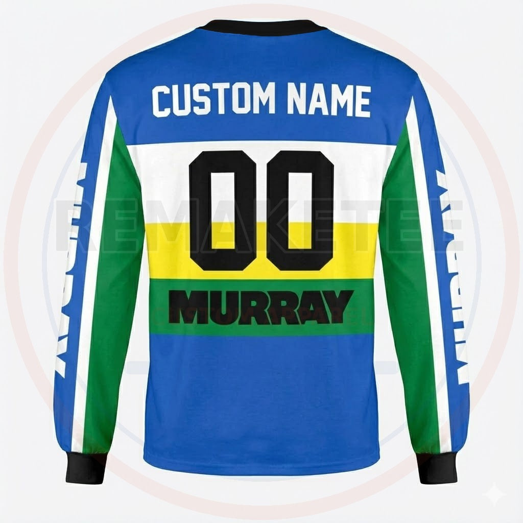 RemakeTee Murray Custom Vintage Retro BMX Racing Jersey 077