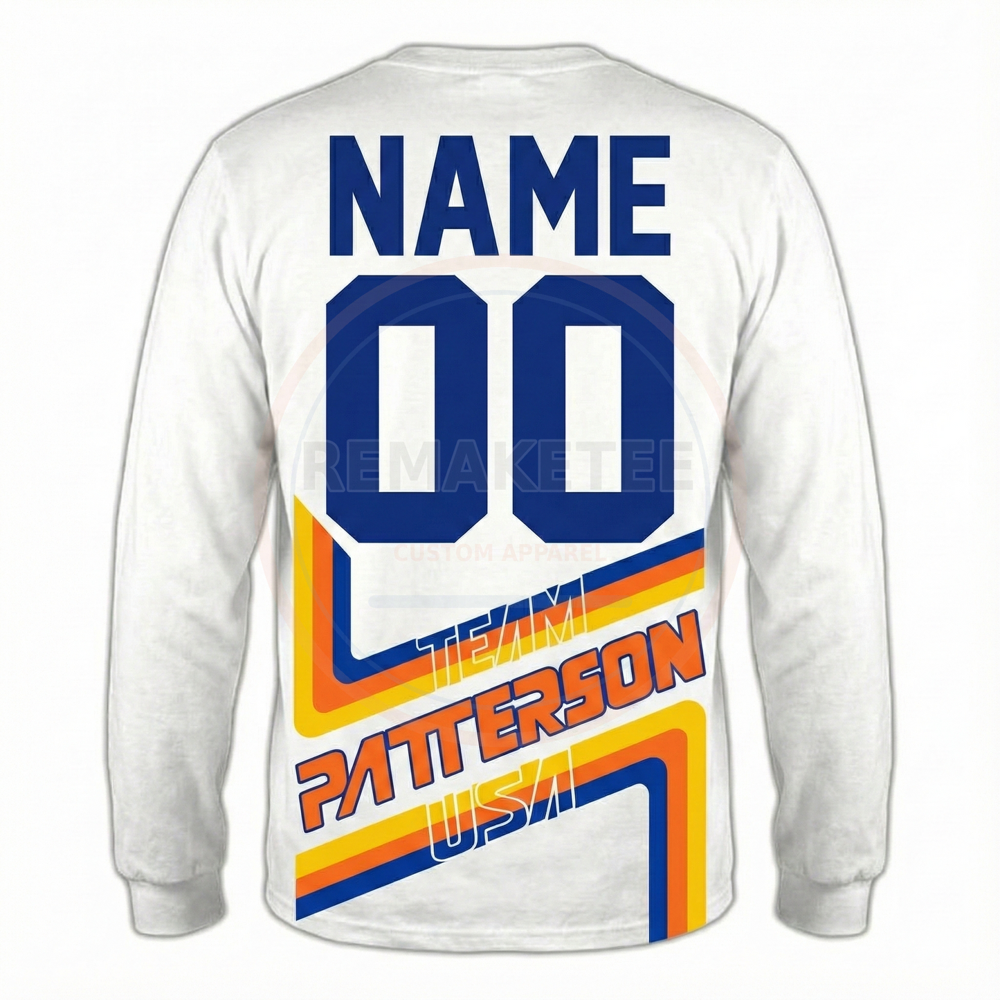 RemakeTee Patterson Custom Vintage Retro BMX Racing Jersey 242