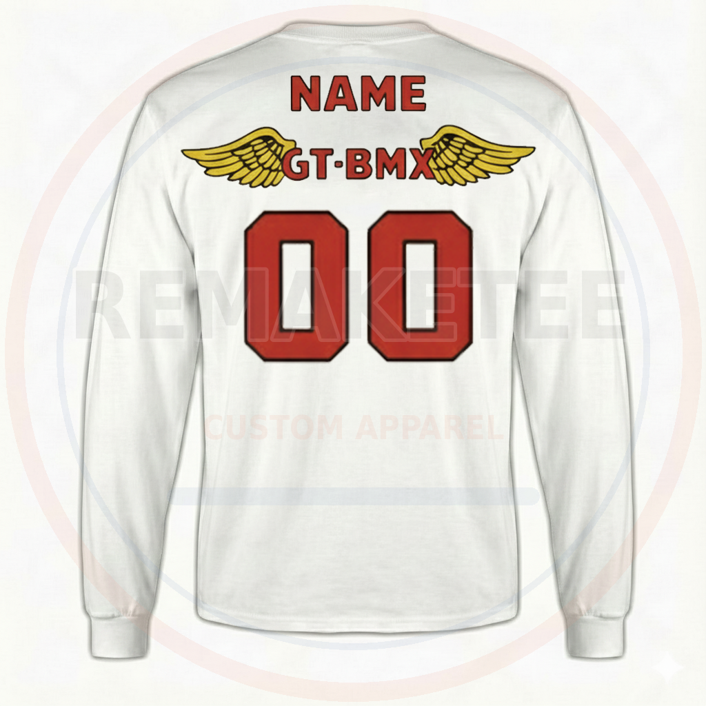 RemakeTee GT Custom Vintage Retro BMX Racing Jersey 184