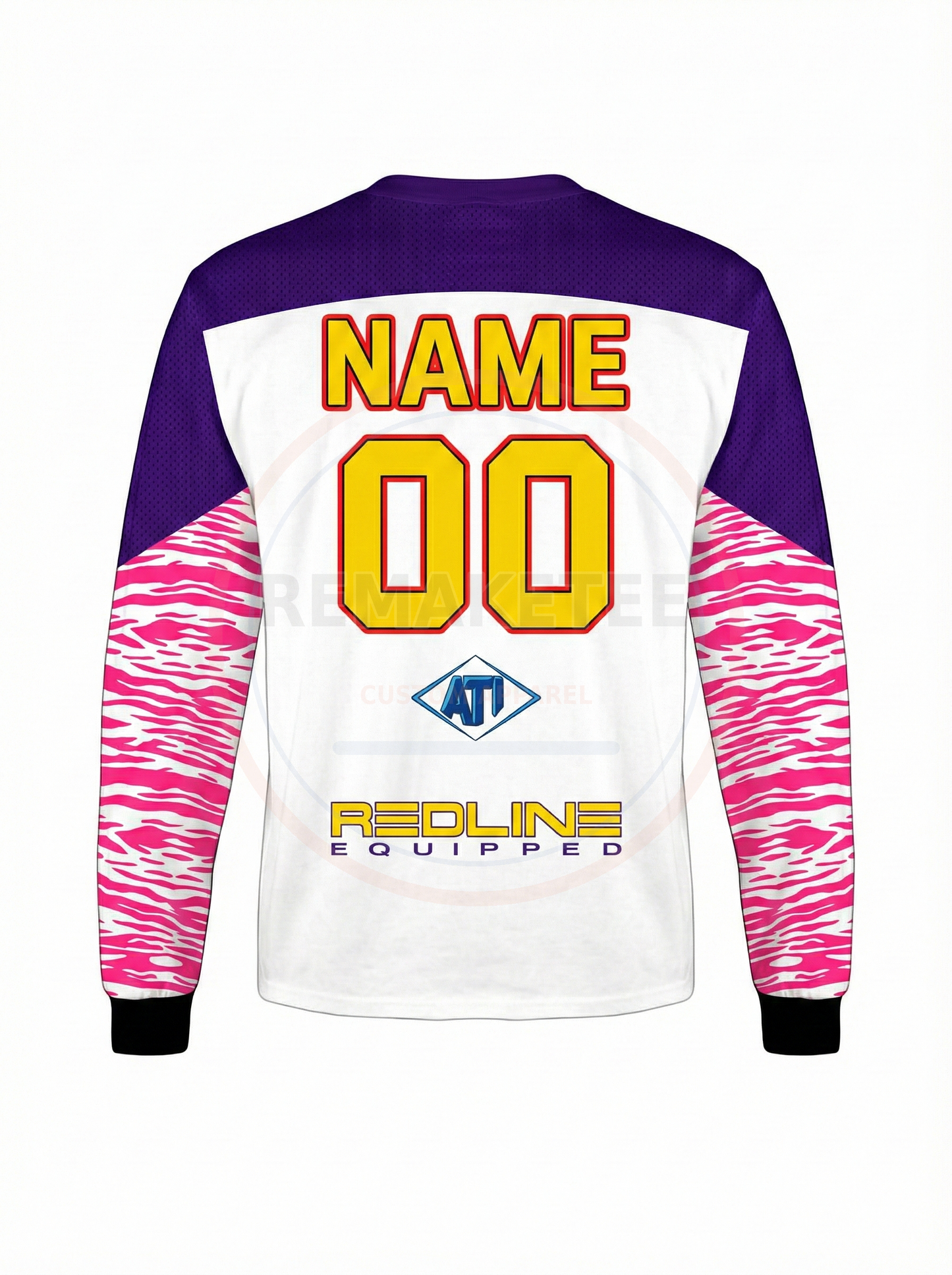 RemakeTee Redline Custom Vintage Retro BMX Racing Jersey 216