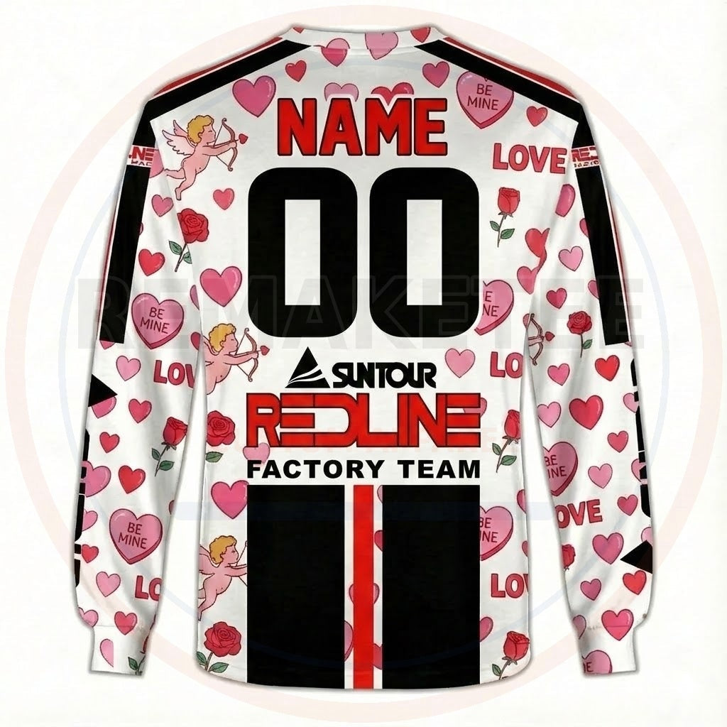 RemakeTee Redline Custom Vintage Retro BMX Racing Jersey 345