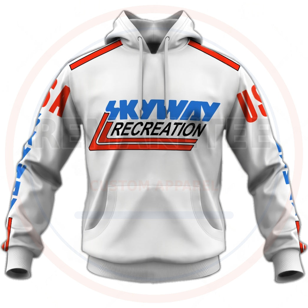 RemakeTee Skyway Custom Vintage Retro BMX Racing Jersey 032