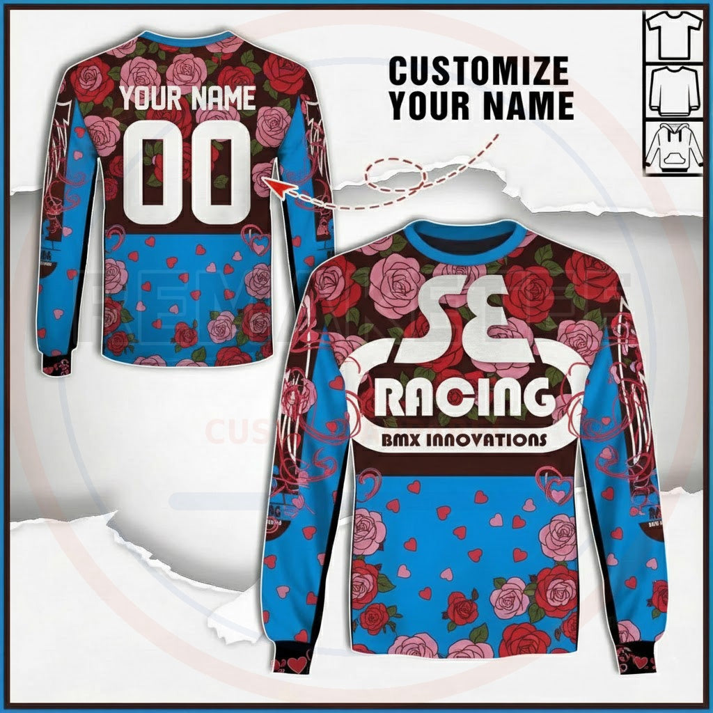 RemakeTee SE Custom Vintage Retro BMX Racing Jersey 374